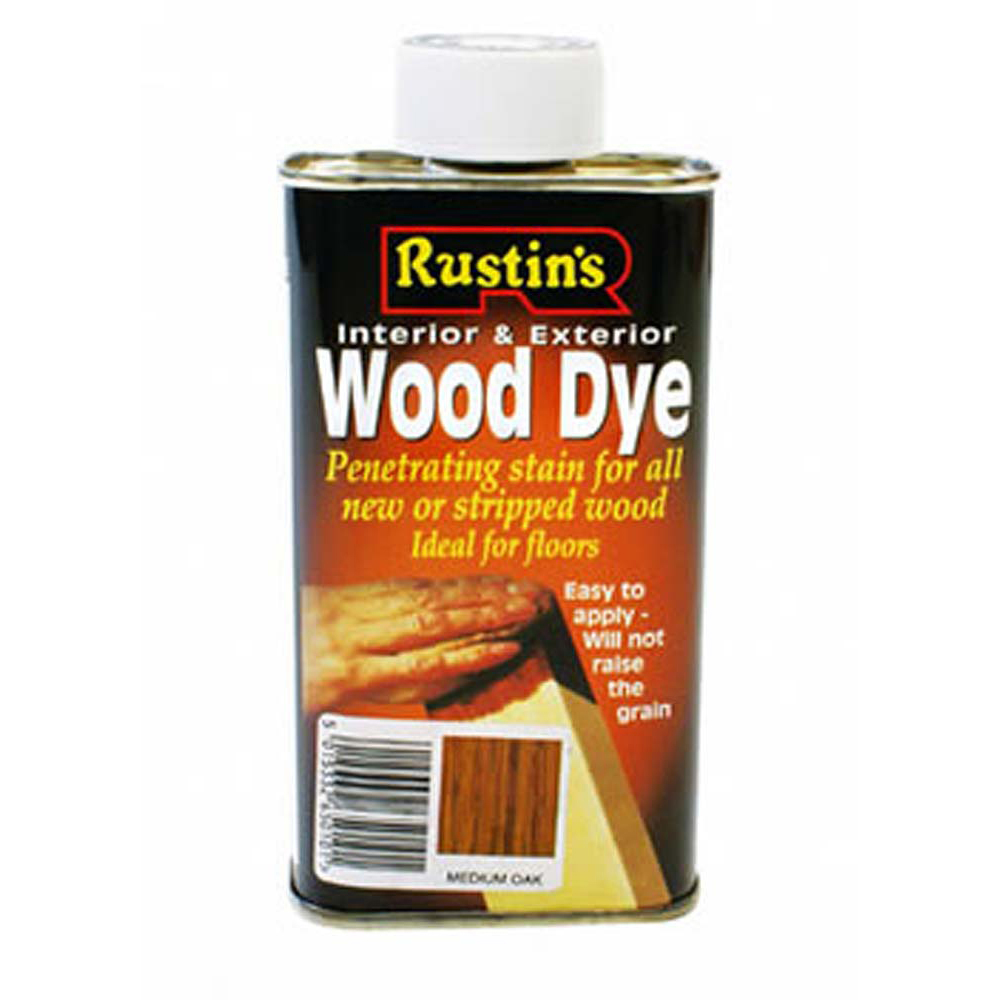 Rustins Wood Dye 250ml - Medium Oak