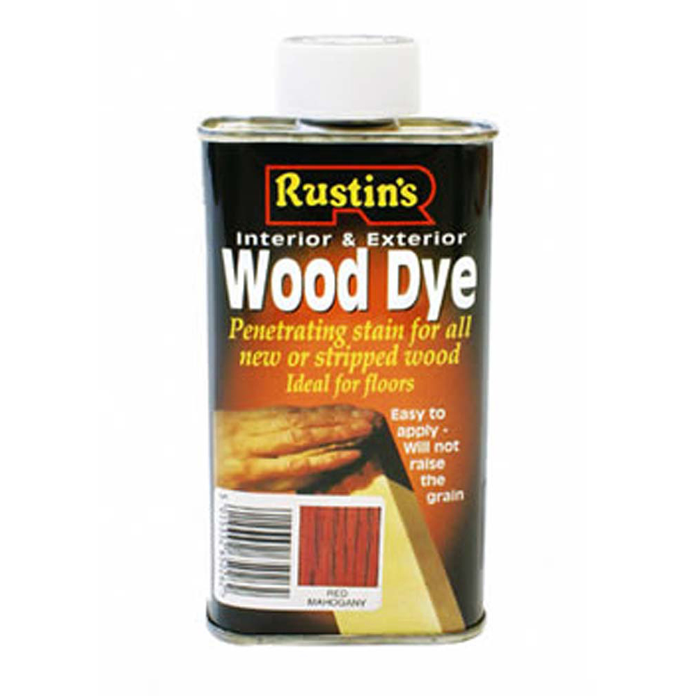 Rustins Wood Dye 250ml - Red Mahogany