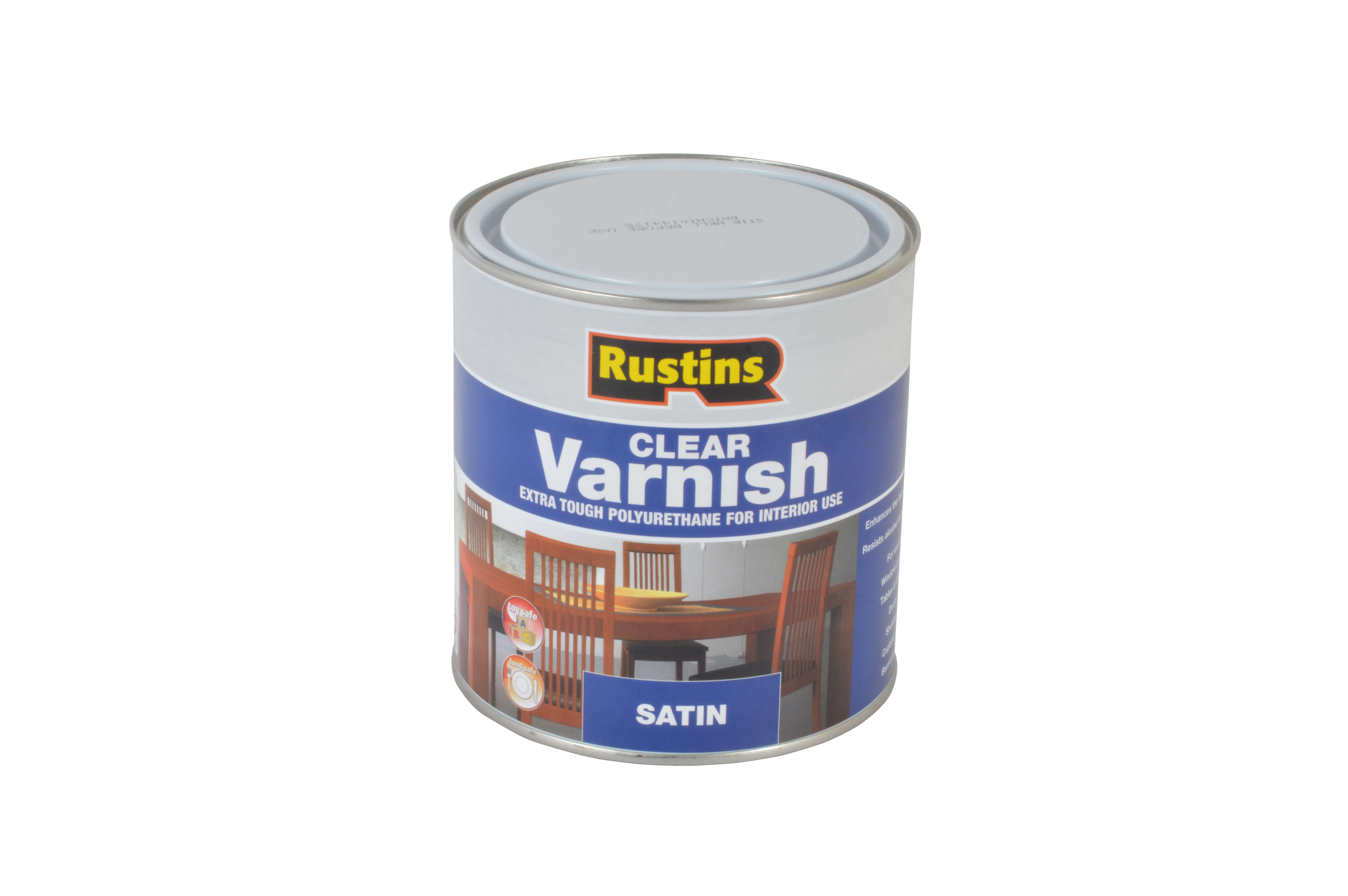 Rustins Polyurethane Varnish - Satin - 500ml
