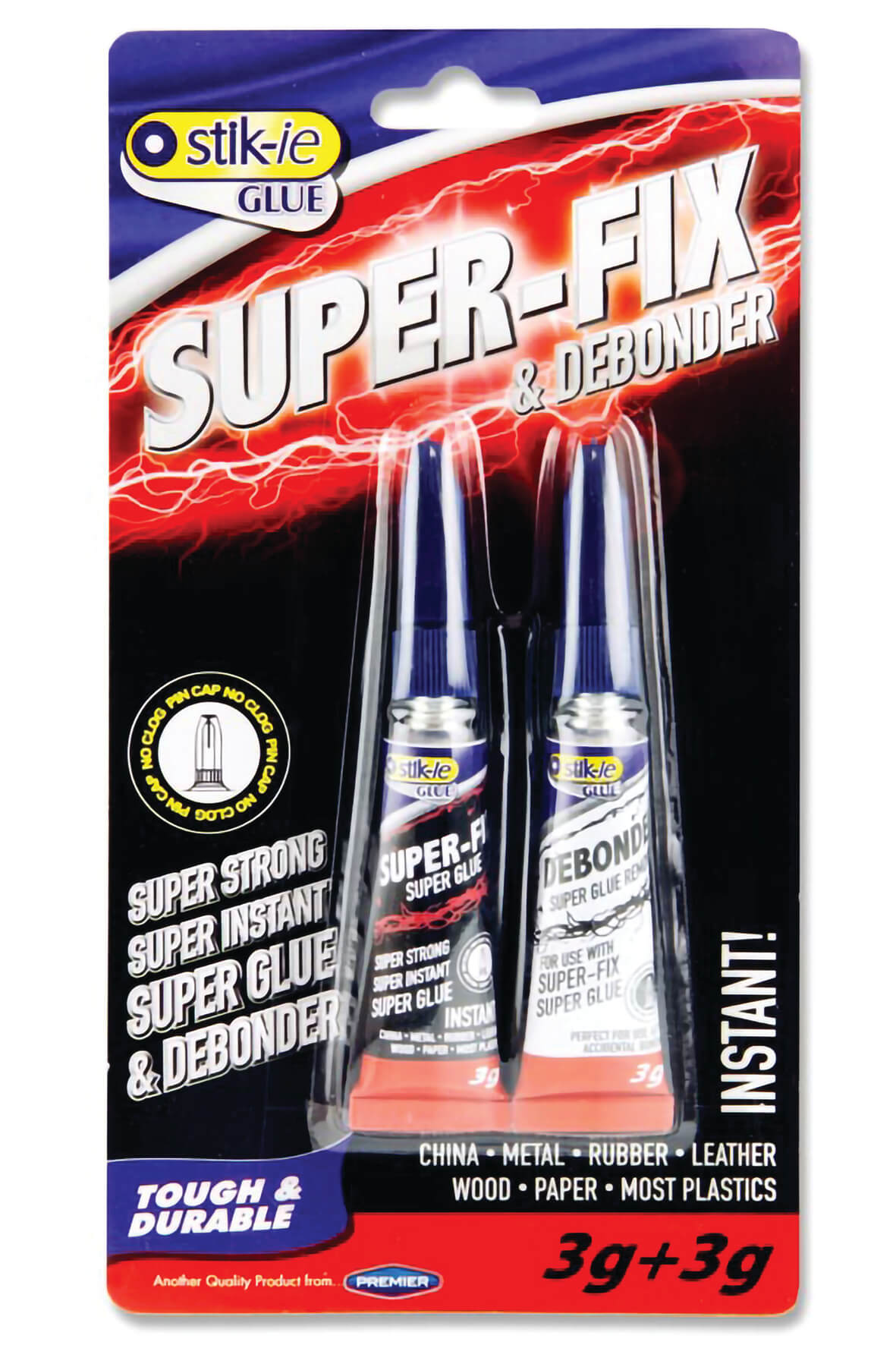 Super Glue 3g and De-bonder 3g