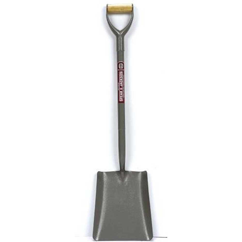 Square Mouth Shovel - steel handle