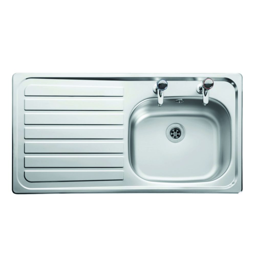 Lexin Inset Sink Stainless Steel - Left Hand