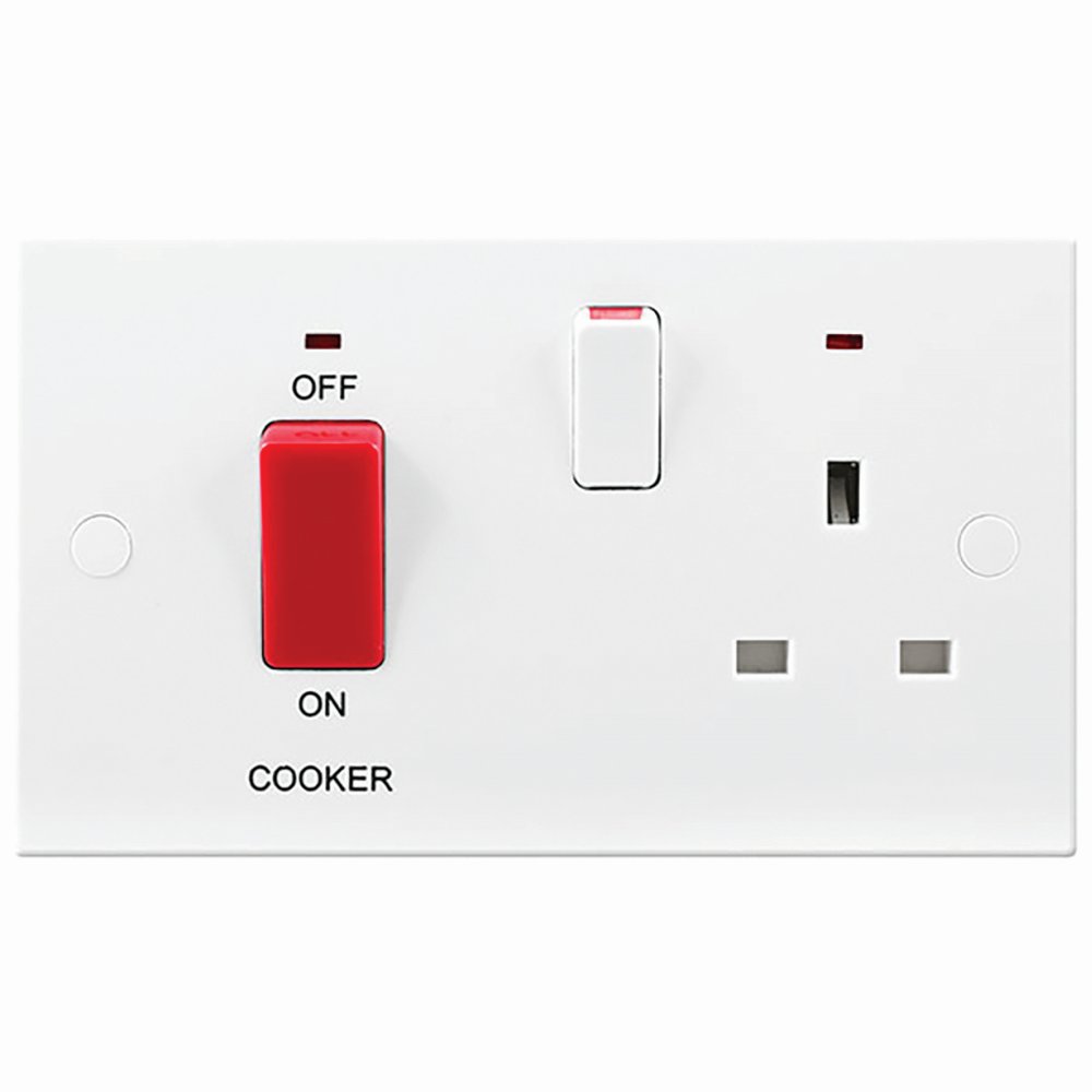 Cooker Control Unit 13A Switched Socket with Indicator