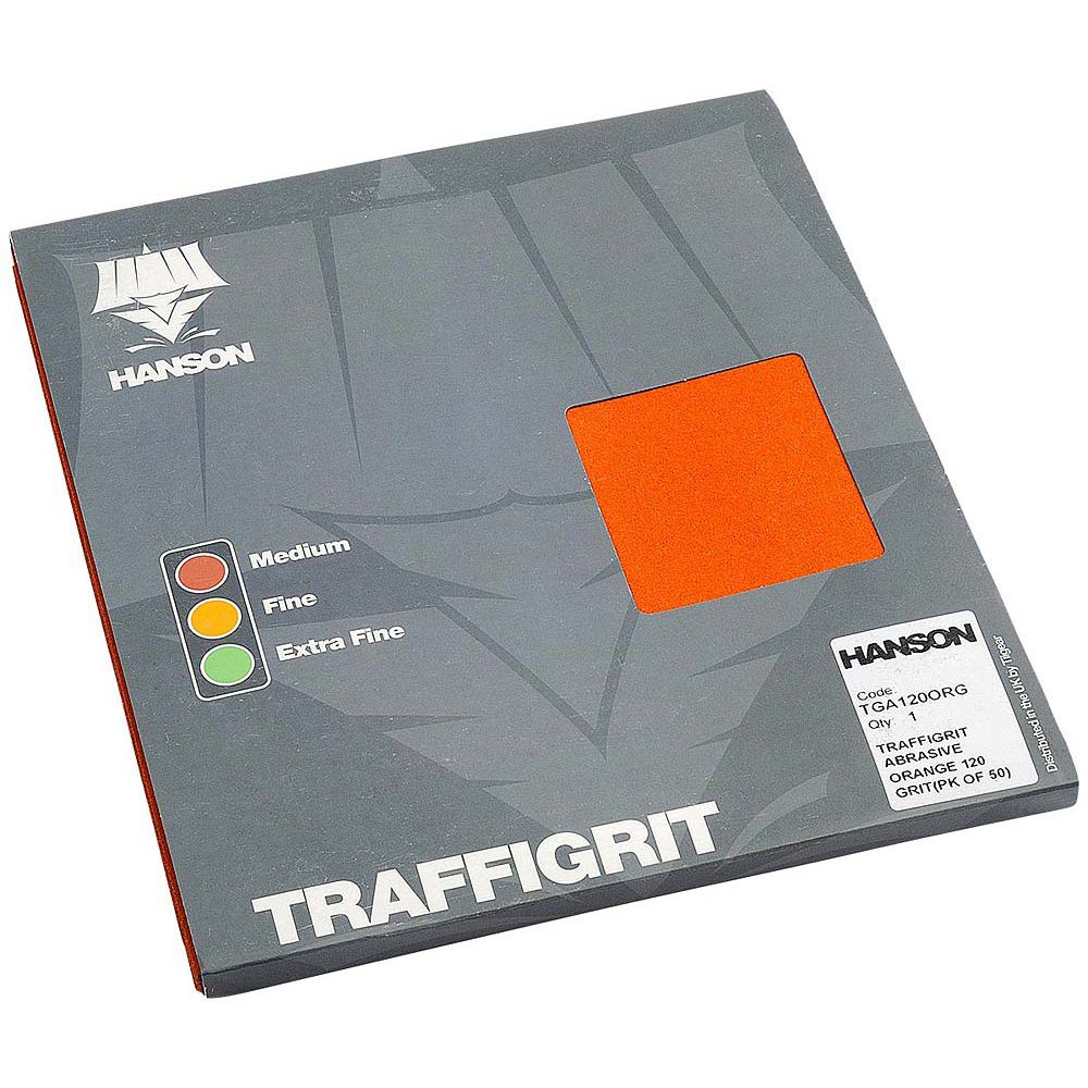 Traffigrit Abrasive Orange 120 Grit (pk of 50)