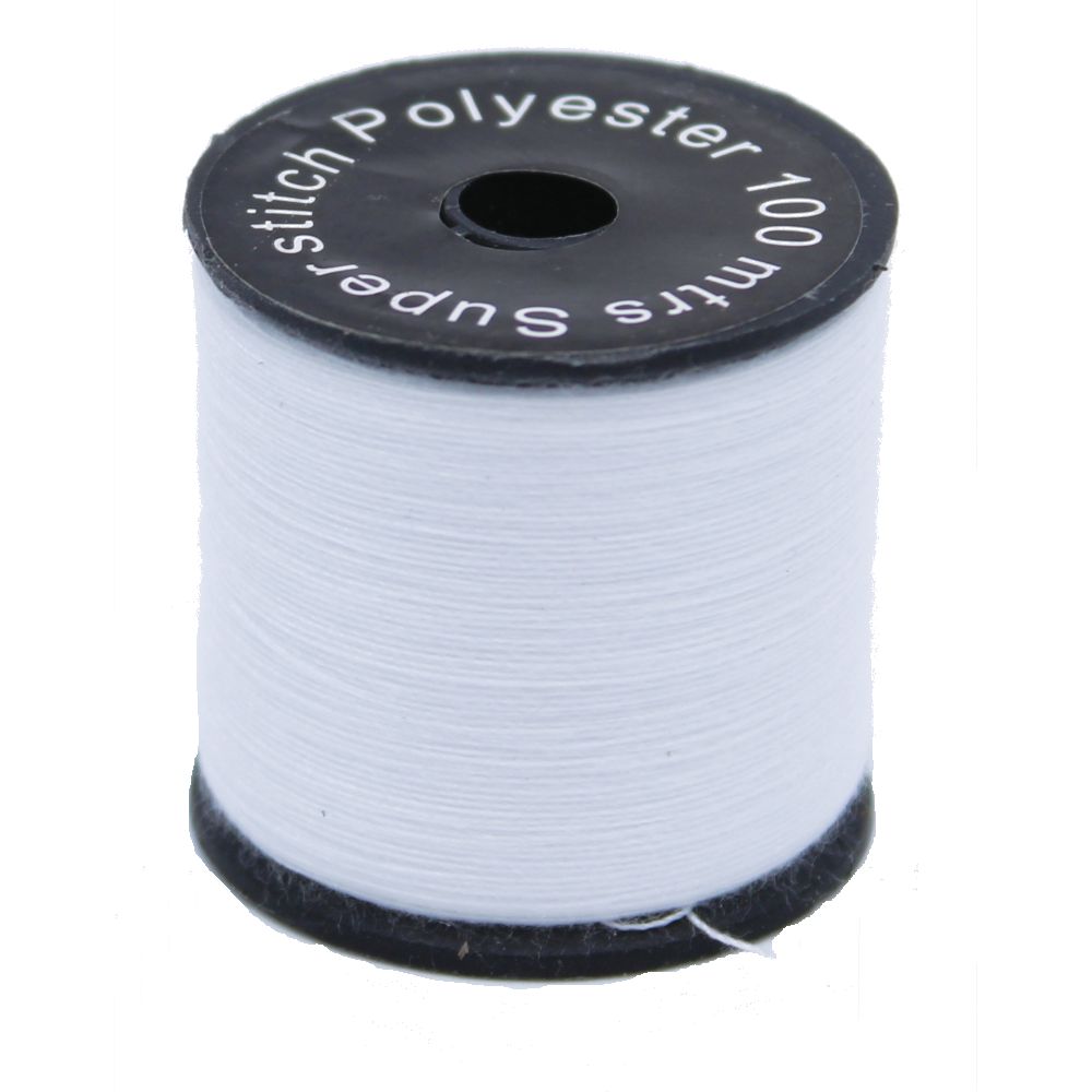Polyester Thread White - 100m
