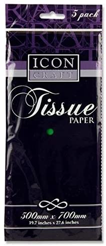 Tissue Paper Dark Green 500x700mm - Pack of 5
