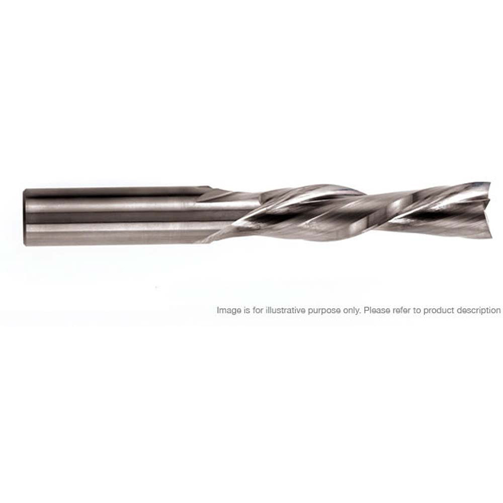 Viper Double Flute Down-Cut Solid Carbide Router Cutter, 5mm D X 20mm L X 1/4in Shank - No.21