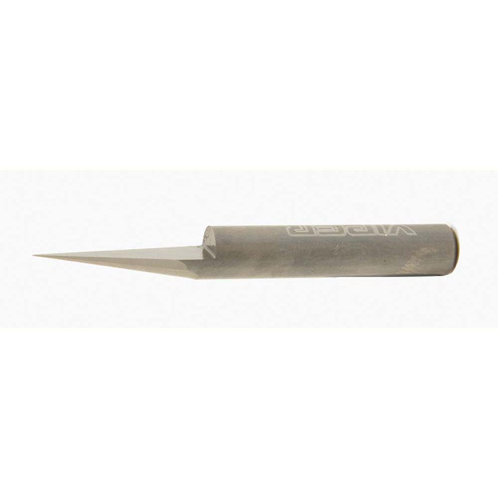 Viper Engraving Cutter - Solid Carbide, 17mm L x 20° x 1/4in Shank - No.40