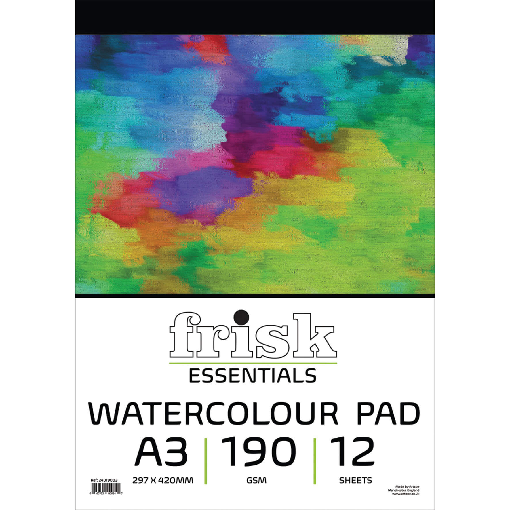 Watercolour Paper Pad A3 190gsm - 12 Sheets