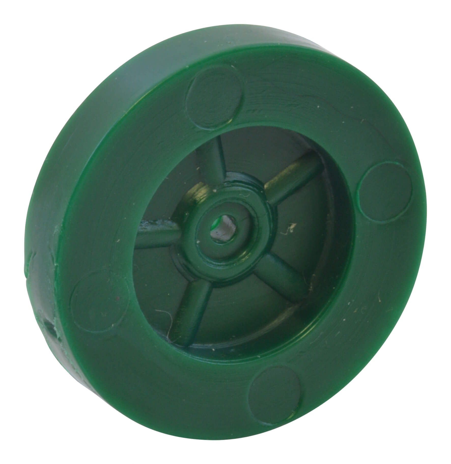Green 39mm Polythene Wheels - Pack Of 100