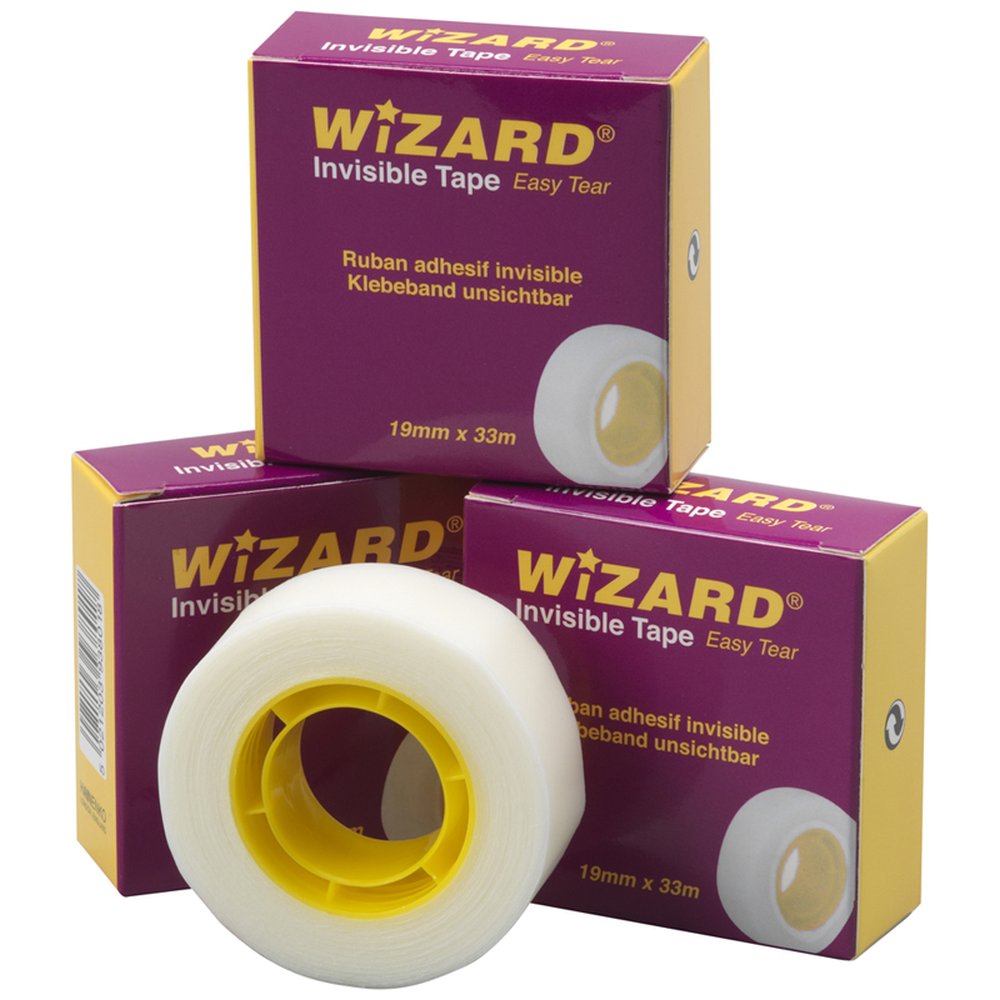Wizard Invisible Tape - Pack of 8